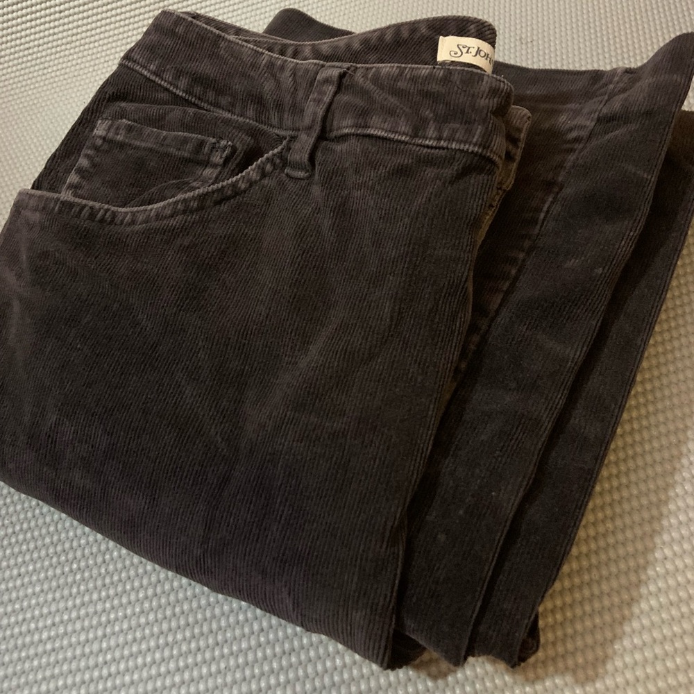 Vintage St. John’s Bay Black Corduroy Pants Size 12 Boot Cut